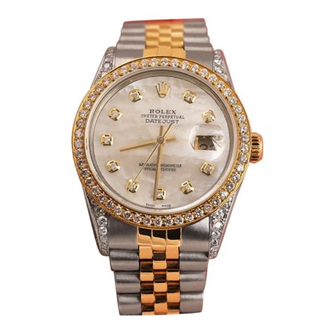 rolex datejust bianco